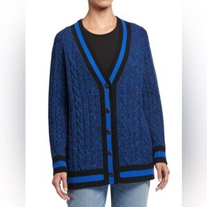 Rag & Bone Theon Extra Fine Merino Wool Cable Knit Cardigan size s NWOT